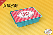 Cover on Foil TrayPackaging Mockup, a Cups & Container Mockup by INCDesign (Thumbnail 1 of 6)