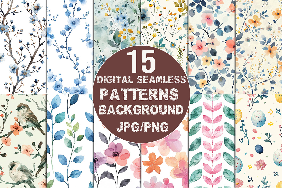 Pastel Easter Watercolor Clipart, an Illustration by DreamCafeArt (Photo 3 of 6)