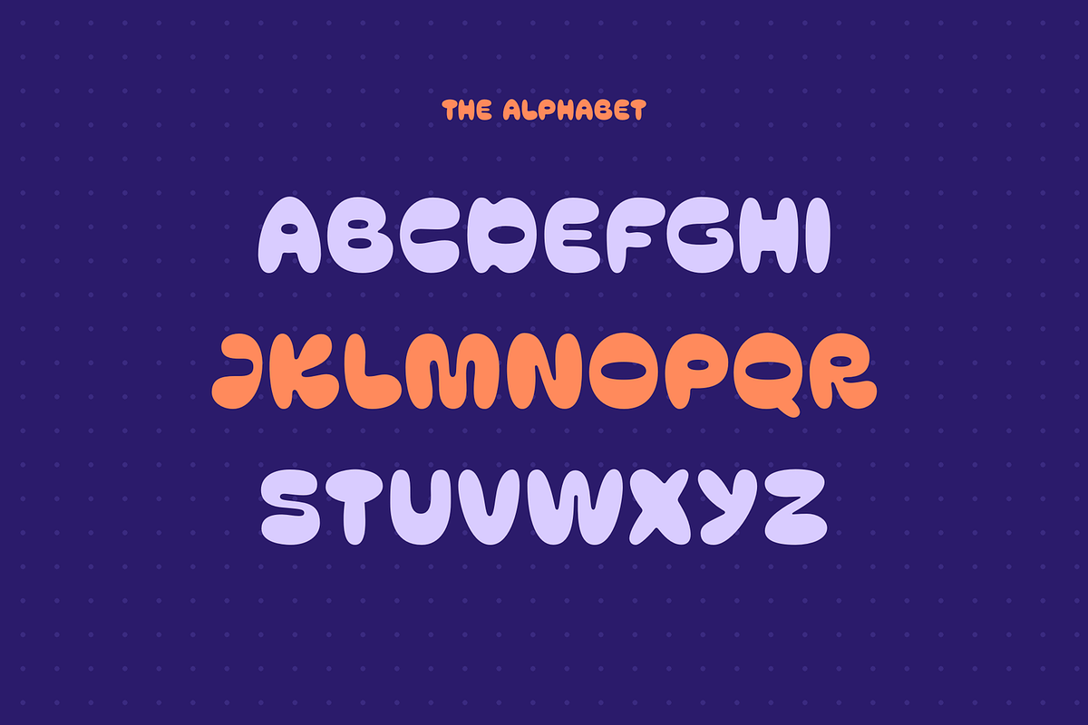 Klouds - Bubbly Playful Retro Font, a Handwritten Font by Oblique Foundry (Photo 2 of 10)