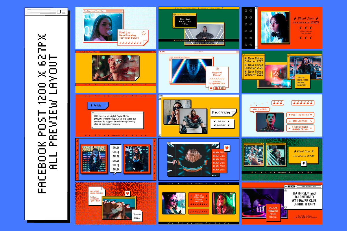 PIXEL-Social Media Brand Templates, a Social Media Template by Invasi Studio (Photo 10 of 12)
