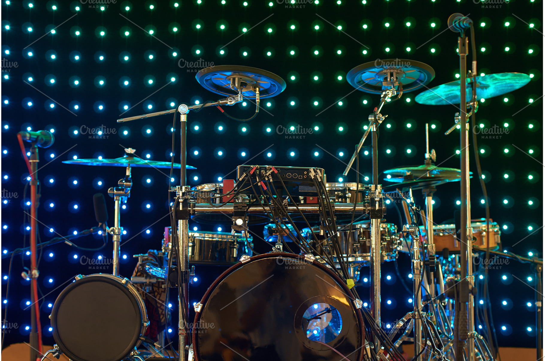 Drum kit with different types of, a Technology Photo by Oleksandr Berezko