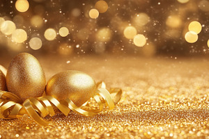 Festive golden decor, a Photo by Beautiful things