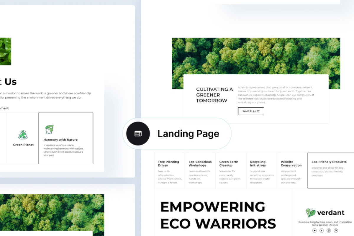 Environmental Conservation UI Kit, an UI Kit Template by hiddemaru (Photo 5 of 6)
