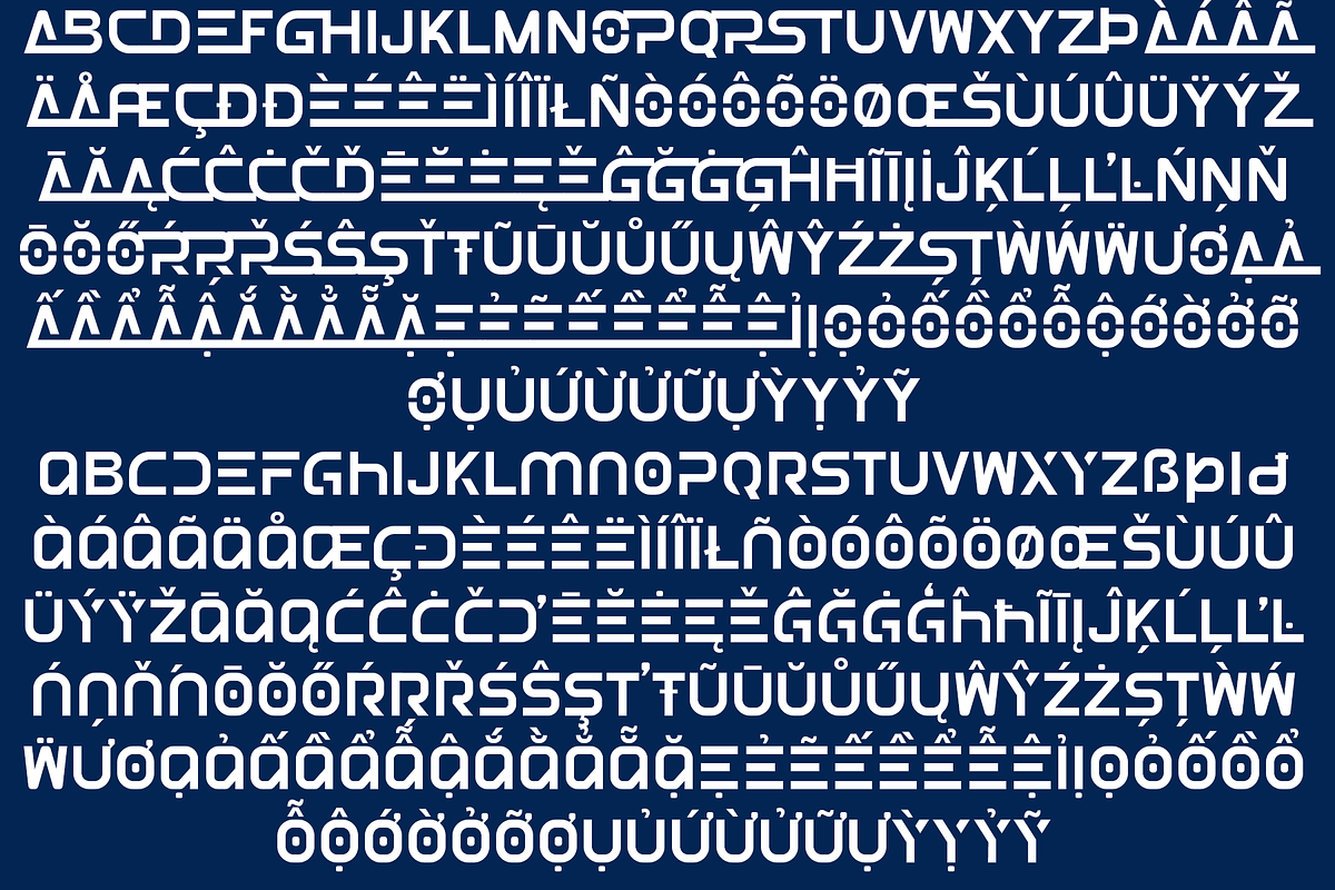 Cadeho – Futuristic Font, a Sans Serif Font by NDNL Studio (Photo 8 of 9)