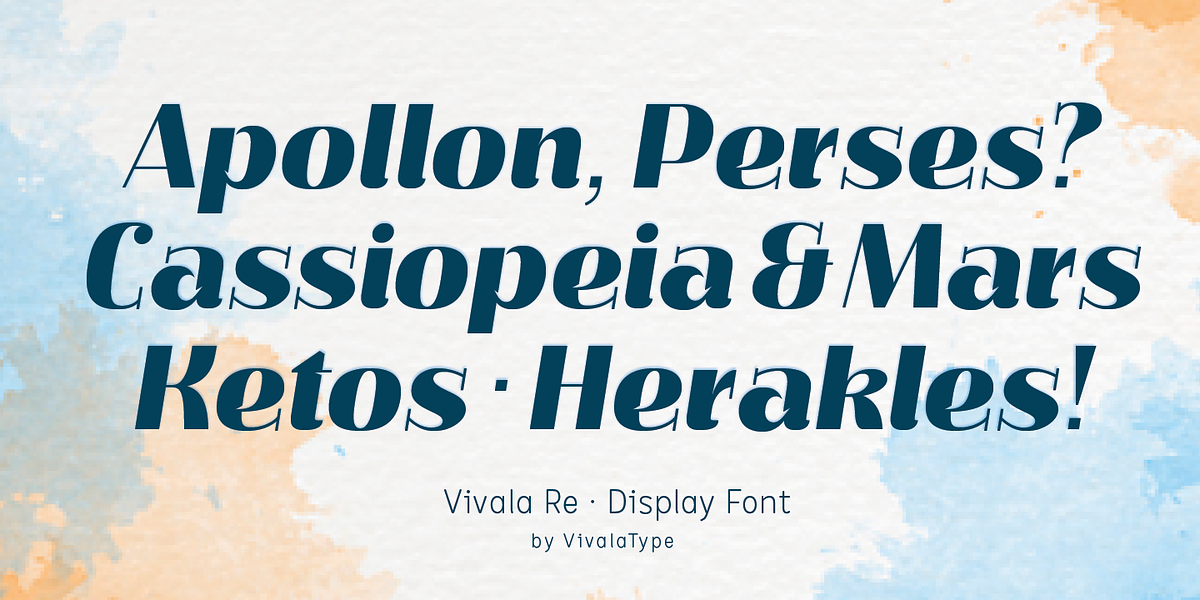 Vivala Re, a Font by VivalaType (Photo 3 of 8)