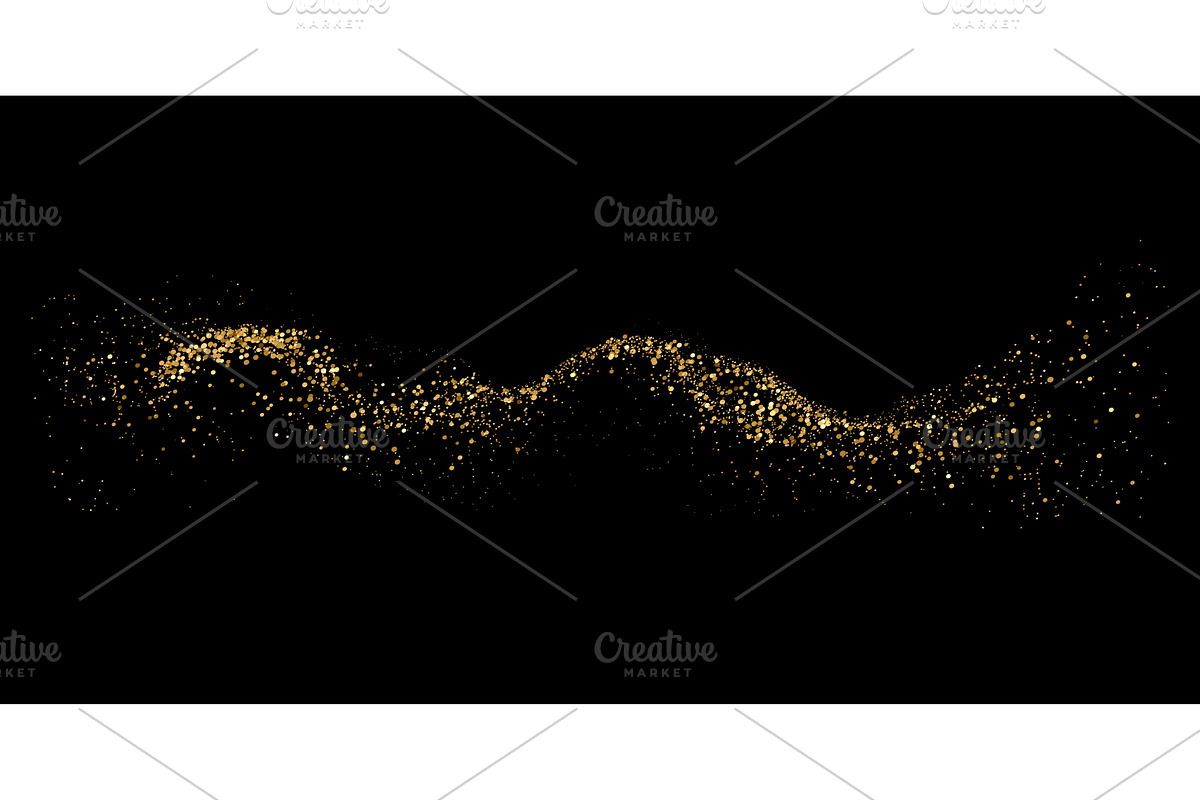 Abstract shiny gold glitter design, a Texture Illustration by Marinstri