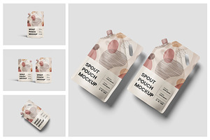 Spout Pouch Mockup, a Packaging Mockup by Hazzpro_Std