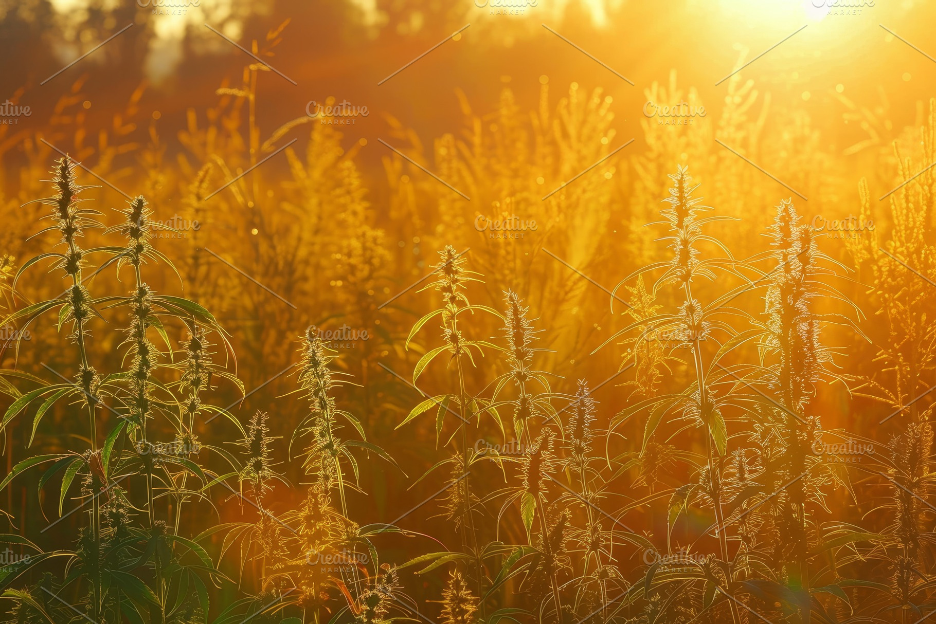 Early morning light casts a warm glo, a Photo by Tanuart