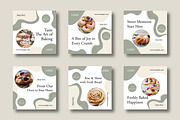Bakery Shop Social Media Template, a Social Media Template by MightyDesign (Thumbnail 1 of 8)