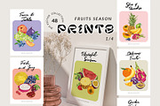 Fruits Season Posters & Patterns, an Illustration by SunnyAfternoons (Thumbnail 3 of 13)