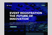 Event Registration Landing Page, a Landing Page Template by MightyDesign (Thumbnail 2 of 9)