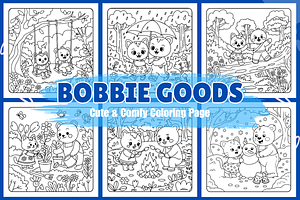 Bobbie Goods Coloring Book, an Animal Illustration by Coco Bloom