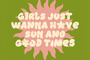 Tropic Jelly - Summer Display Font, a Handwritten Font by BilberryCreates (Thumbnail 4 of 11)