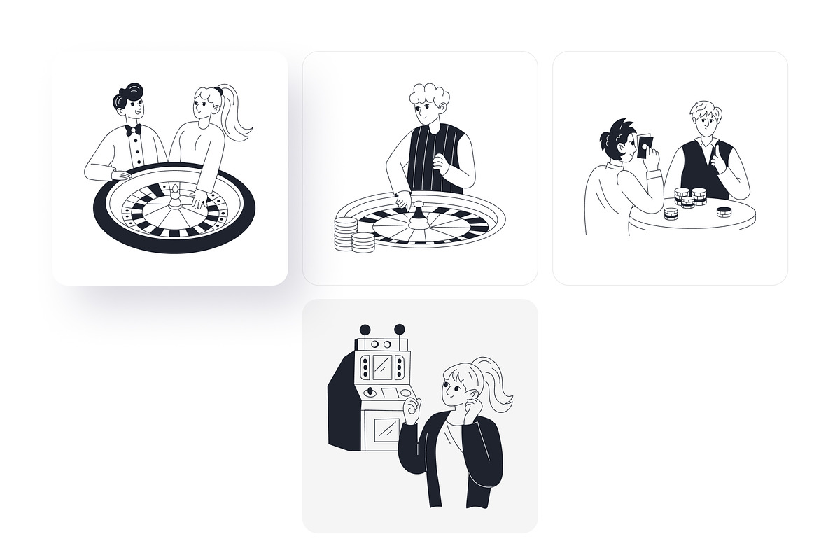 Gambling Cheater Drawing, an Outline Icon by Vectors Market (Photo 11 of 11)