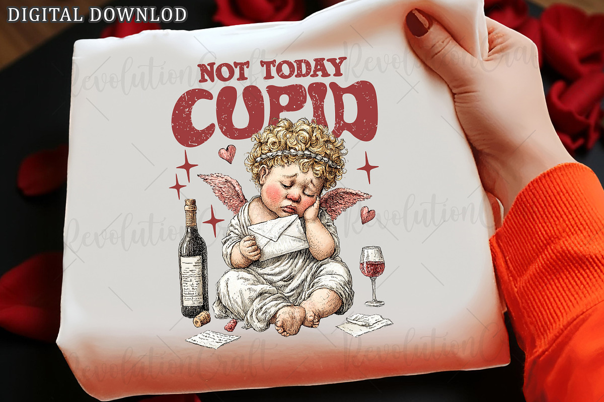 Funny Valentine's Day Cupid PNG, an Illustration by OK Design (Photo 2 of 6)