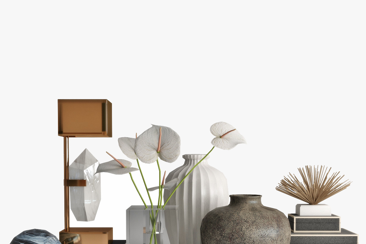 decorative set 01, an Object 3D Model by 3dcruz (Photo 4 of 8)