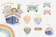 Safari Baby Animals Watercolor, an Animal Illustration by Cat In Colour (Thumbnail 6 of 11)