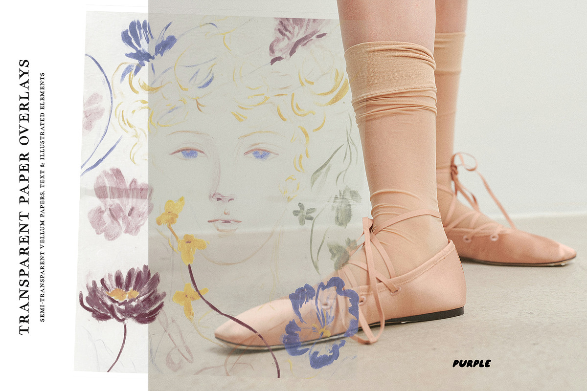 Transparent Paper Overlays, a Texture Graphic by Purple (Photo 10 of 11)