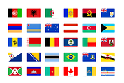 Flat Flags (228 Flags PNG/ICO/ICNS), a Solid Icon by alpercakici (Thumbnail 4 of 6)