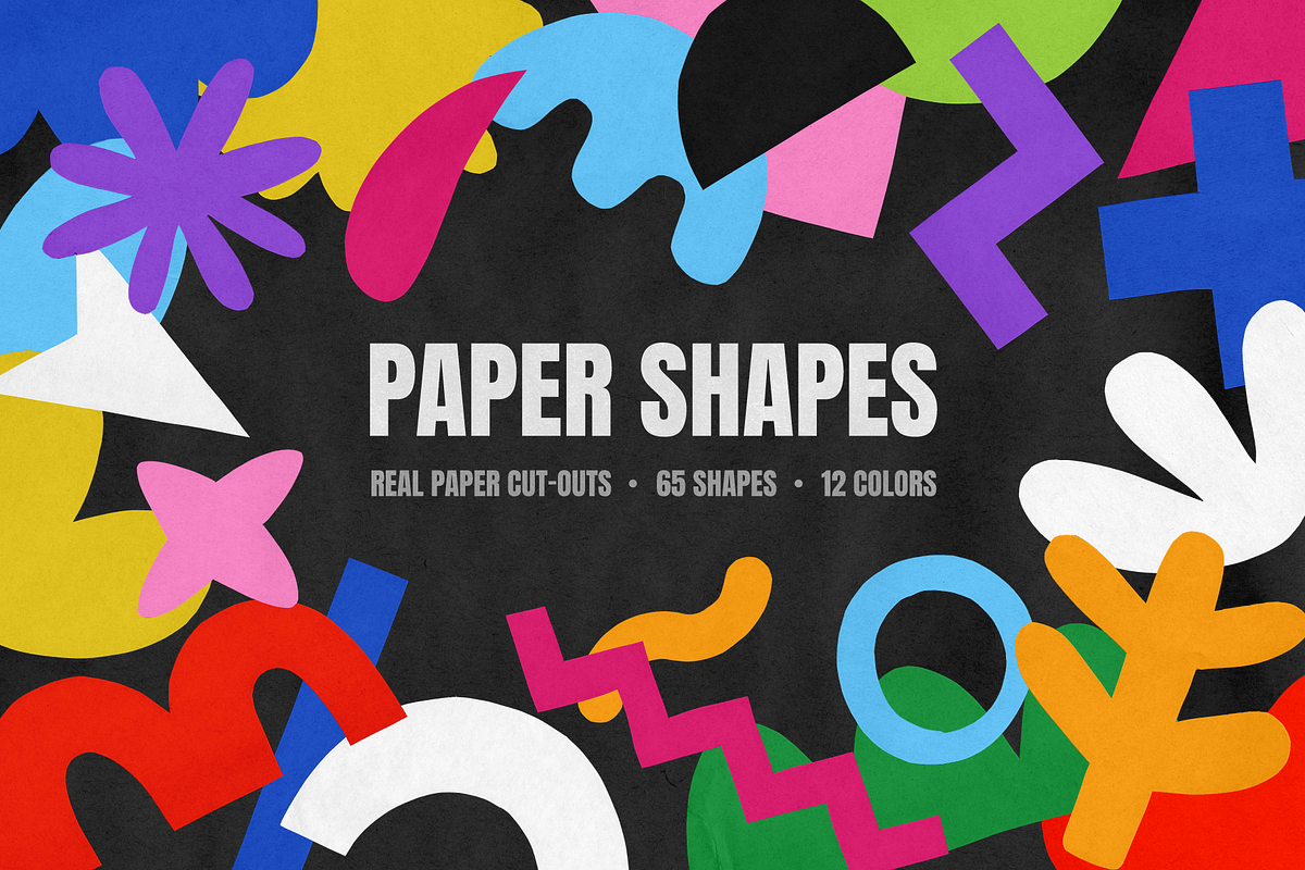 Paper Shapes, an Object Graphic by Cmeree