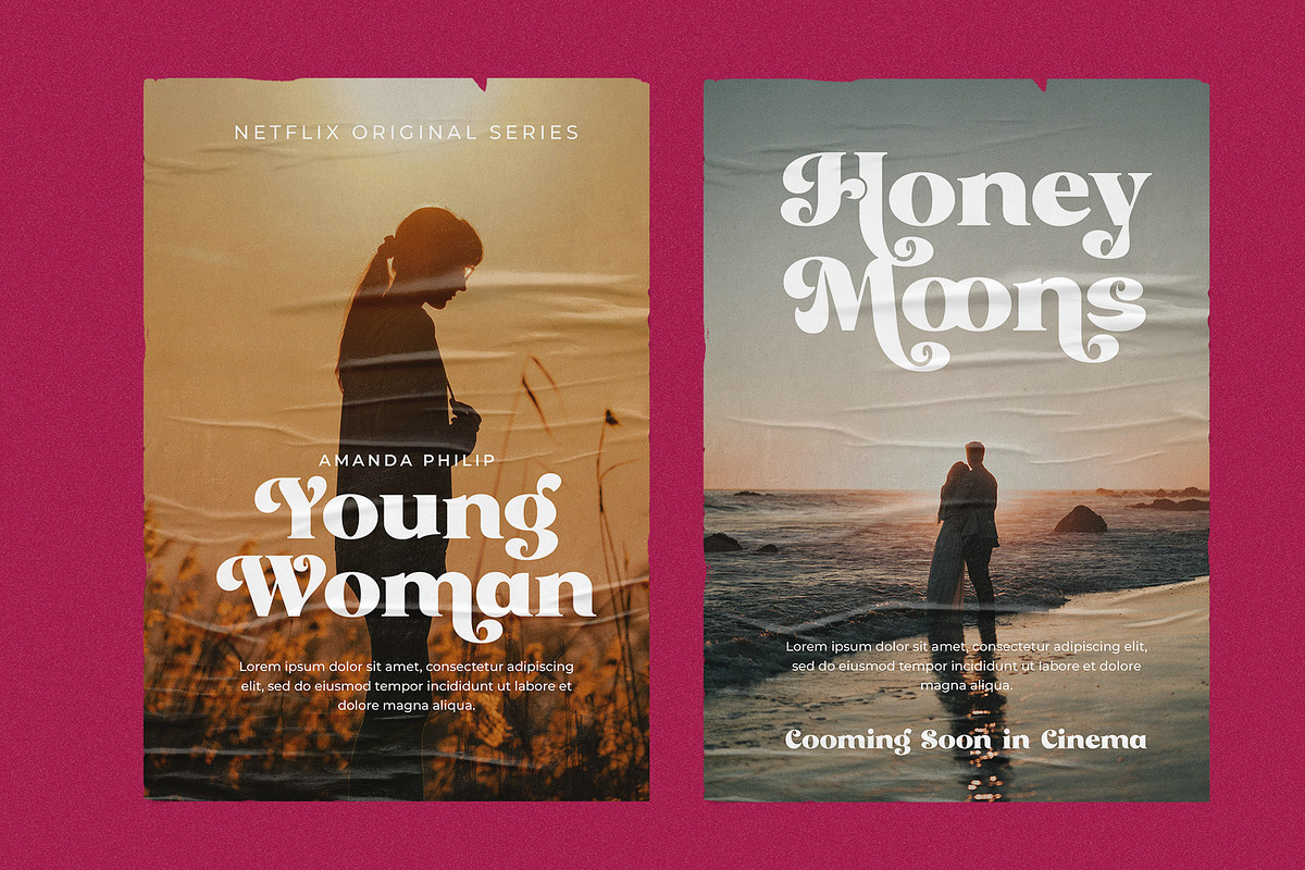 Ramolia Vintage Display Font, a Serif Font by RantautypeStudio (Photo 7 of 17)