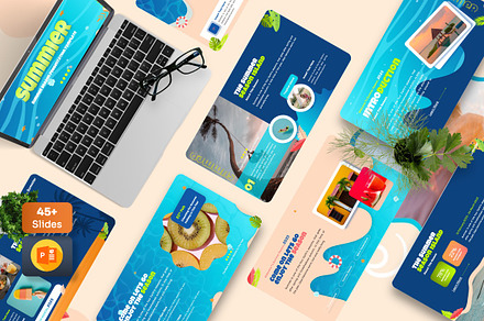 Summier - Summer Powerpoint, a Presentation Template by Dhabee