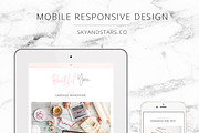 Pink Responsive Wordpress Blog Theme, a WordPress Template by Sky and Stars (Thumbnail 4 of 4)