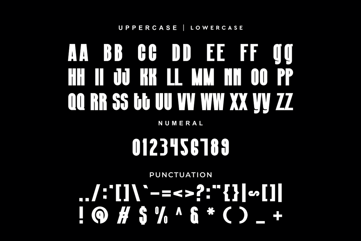 Gavonay - Modern Font, a Sans Serif Font by Iqsiart Studio (Photo 6 of 7)