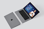 Laptop Business Card - Gamers, a Business Card Template by TheFeture (Thumbnail 1 of 5)
