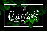 Hello Bunda Typeface, a Script Font by Thirtypath Studio (Thumbnail 1 of 8)