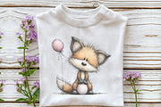 Whimsical Easter Fox Clipart, an Illustration by OK Design (Thumbnail 6 of 6)