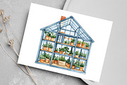 Watercolor Gardening Day Clipart, an Illustration by Canvas Craft (Thumbnail 5 of 7)