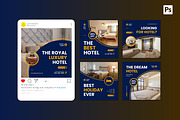 Luxury Hotel instagram Post, a Social Media Template by CavenArt (Thumbnail 4 of 5)
