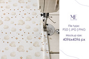 Sewing Fabric Mockup Cotton Template, a Household Mockup by Mie Mockup Studio (Thumbnail 4 of 6)