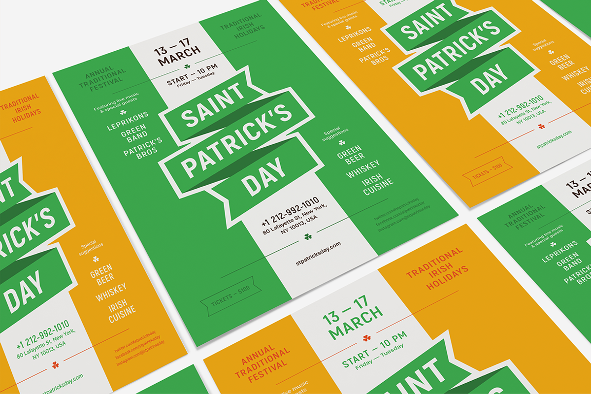 St. Patrick's Party Poster, a Flyer Template by Danil Polshin (Photo 4 of 6)