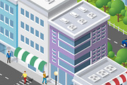 People walking around the city, a Person Illustration by AlexZeL (Thumbnail 5 of 7)