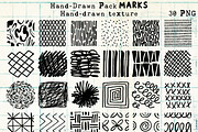 Hand-Drawn Doodles & Graphic Marks, an Object Graphic by DreamoraArt (Thumbnail 12 of 13)