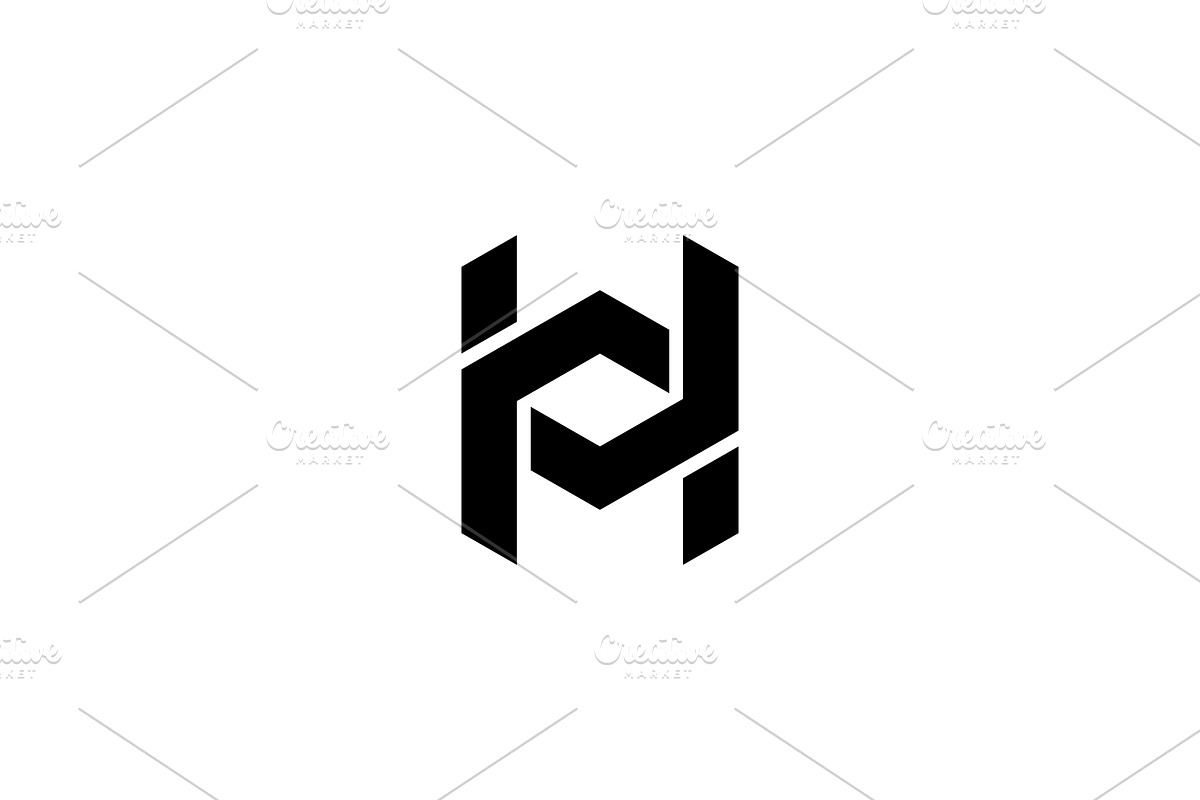 Corporate H Letter Logo Template, a Branding & Logo Template by MenkType Studio (Photo 1 of 3)