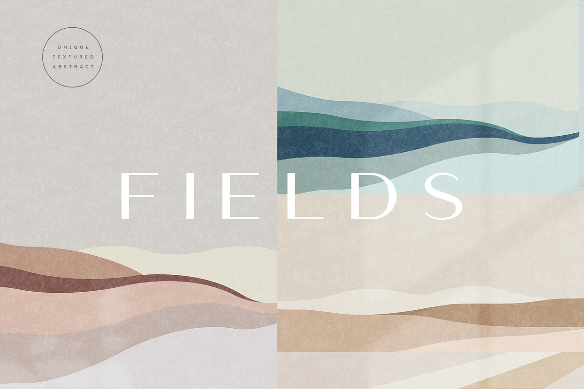 Modern Abstract Landscapes, a Texture Illustration by Basia Stryjecka (Photo 22 of 22)