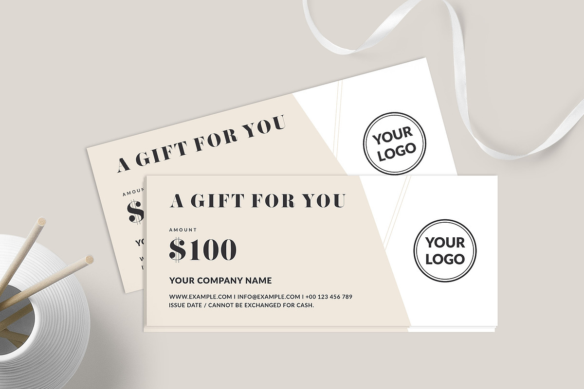 Gift Certificate Template, a Card Template by Amit Debnath (Photo 3 of 6)