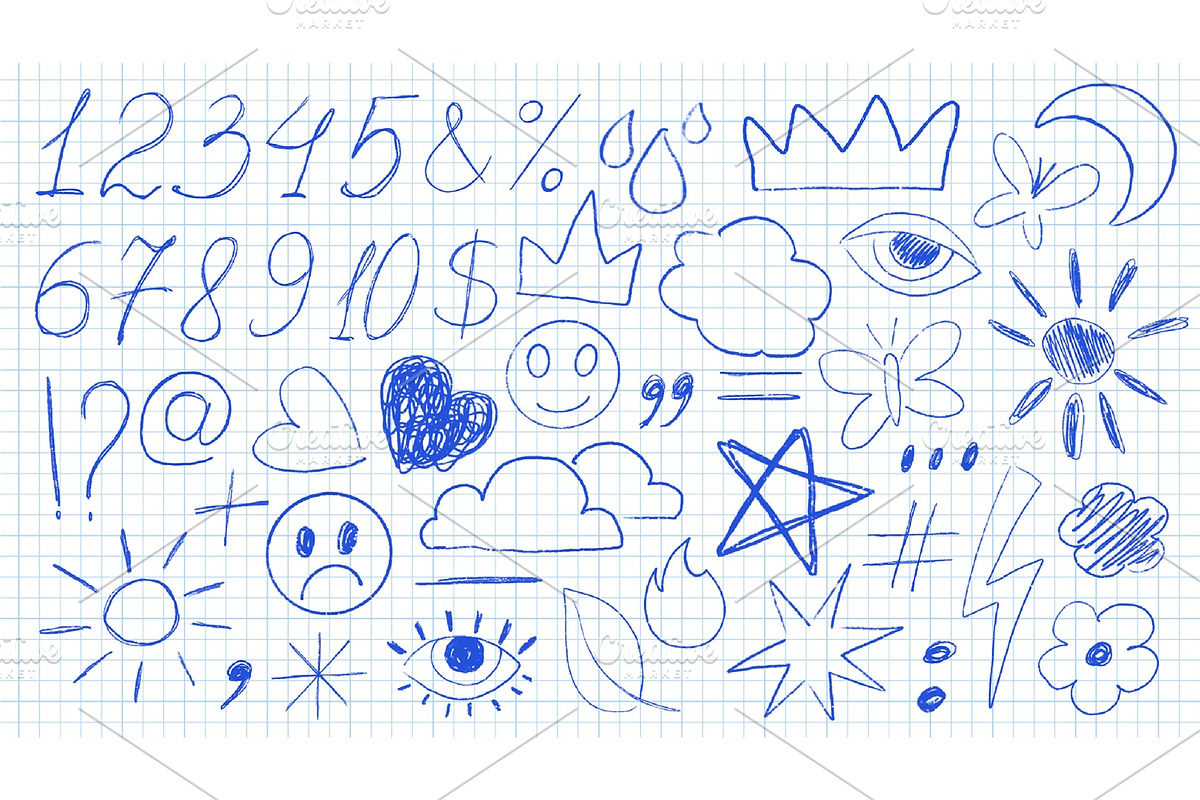 Pen Scribbles, a Texture Graphic by alexdndz (Photo 7 of 7)