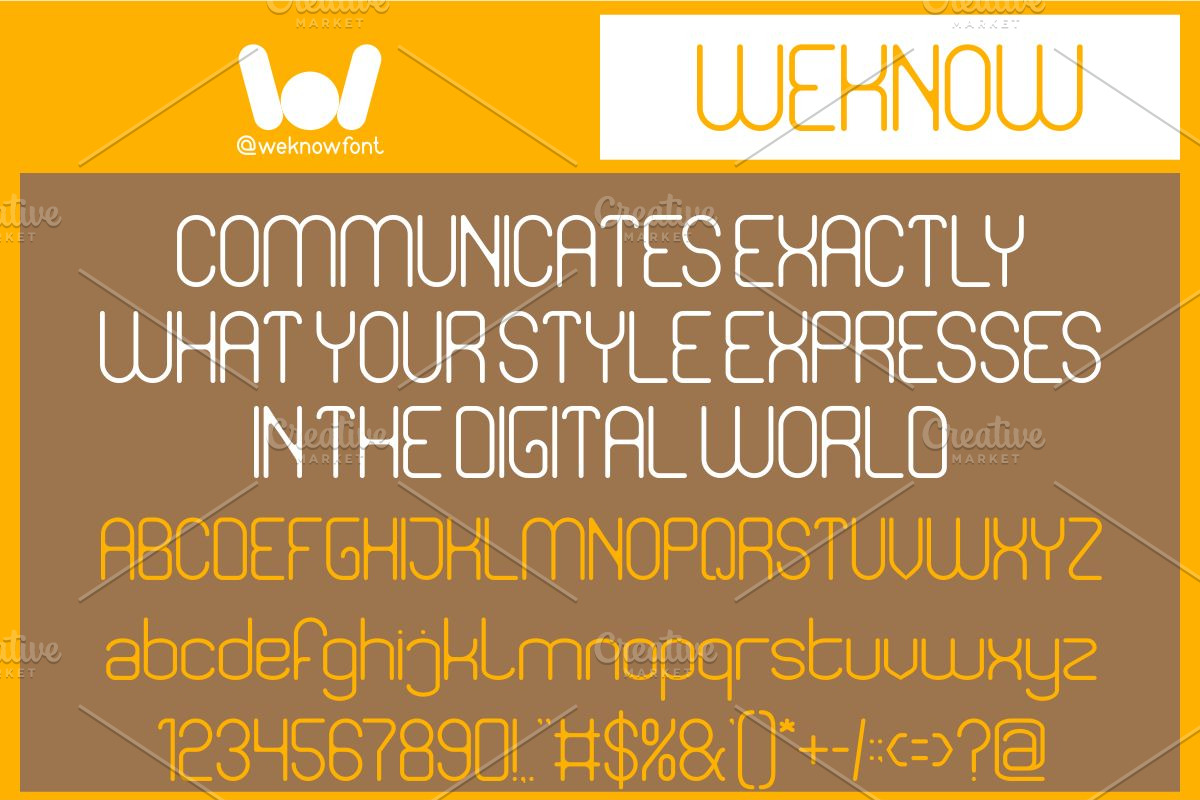 Humanized Machine font, a Font by weknow (Photo 4 of 8)
