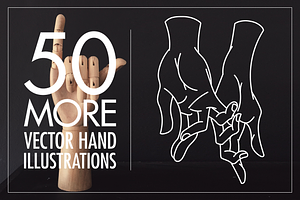 Vector Hand Illustrations Set 2