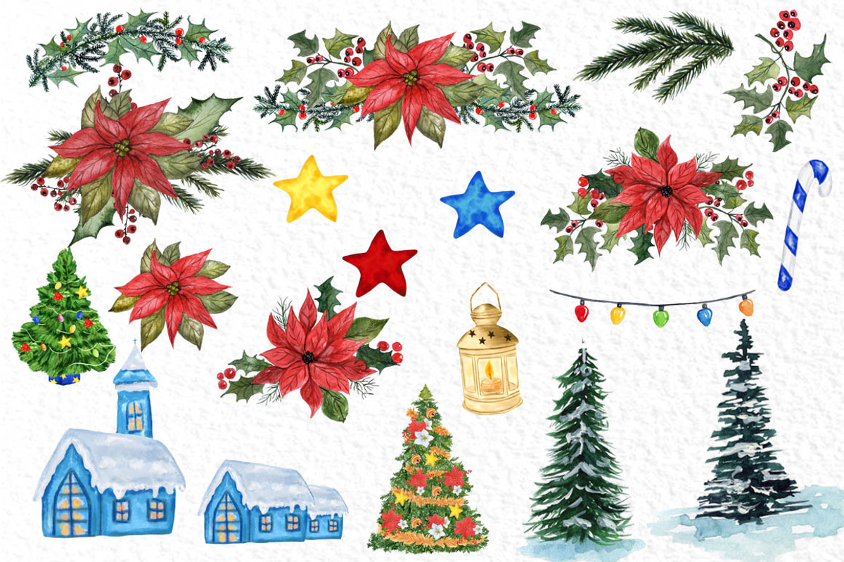 Gnomes Clipart Christmas clipart, an Illustration by vivastarkids (Photo 3 of 6)