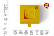 squarebox Mock Up, a Cups & Container Mockup by akropol (Thumbnail 7 of 15)