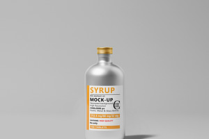 Syrup Bottle Mock-Up