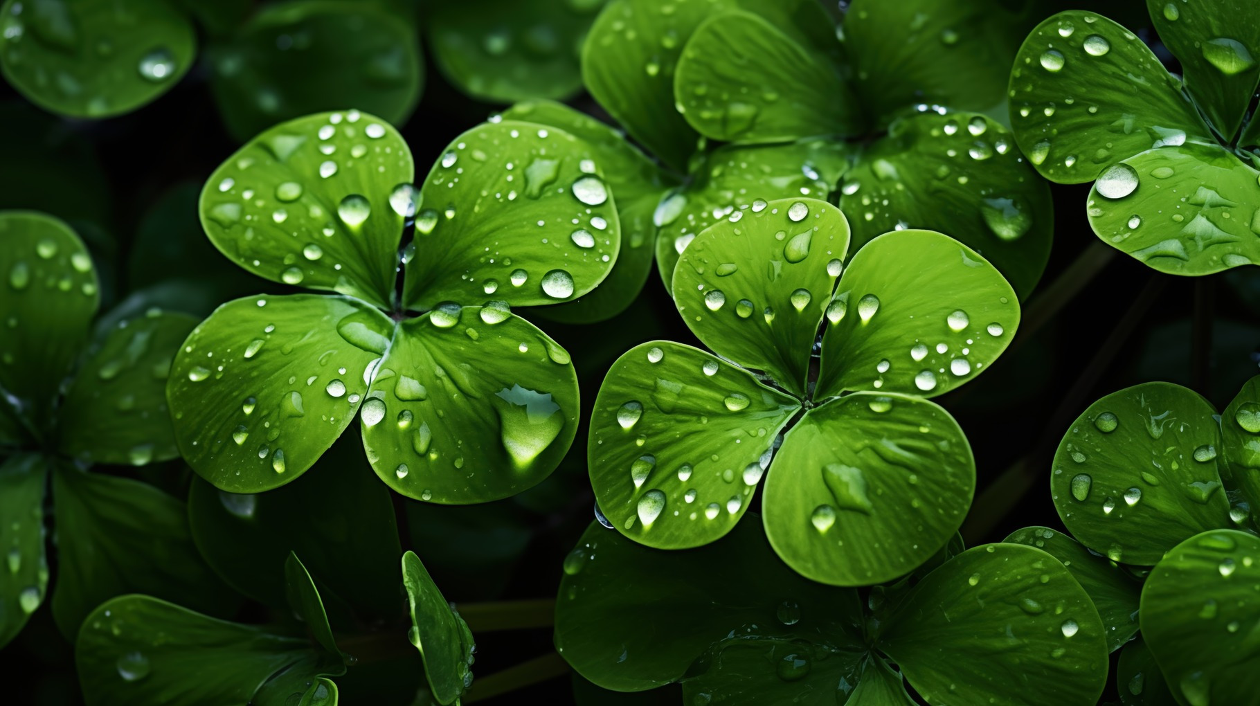Shamrock flowers beauty texture, a Nature Photo by Textures & Backgrounds