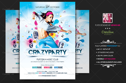 Crazy Party Flyer | Poster