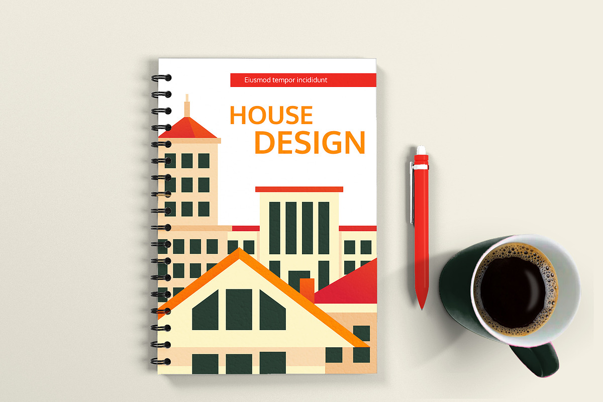 Flat Design City Buildings Icons Set preview 6
