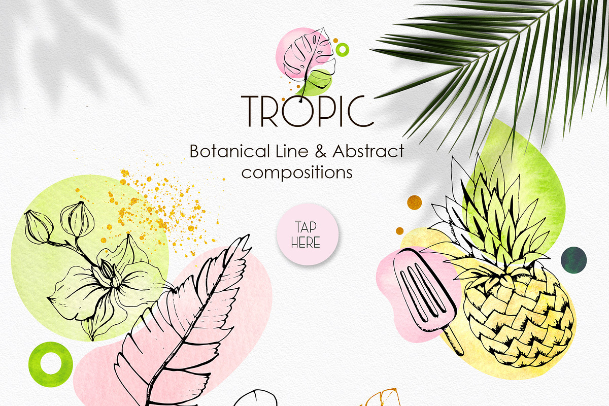 Tropical Line Abstract Art, an Object Graphic by Ana-Sakuta (Photo 4 of 20)